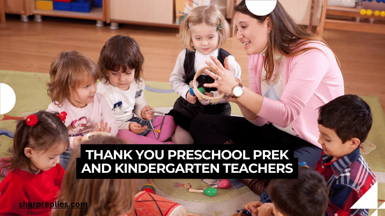 Thank You Preschool Prek And Kindergarten Teachers! (Full Guide)